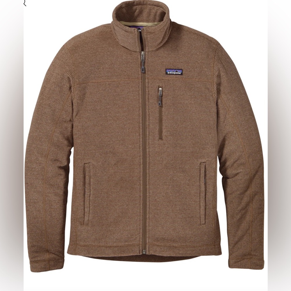 Patagonia Brown Full-Zip Lightweight Fleece Jacket